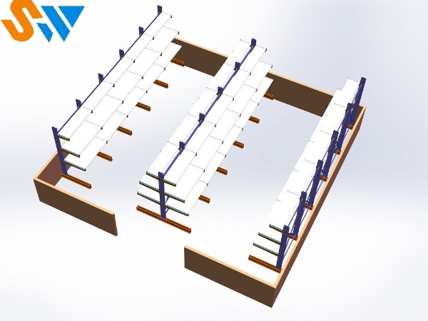 森沃倉儲教你如何將層板搭配到懸臂貨架中